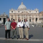 St Mary's contingent: Luke, Andrew, Rob, Bruce